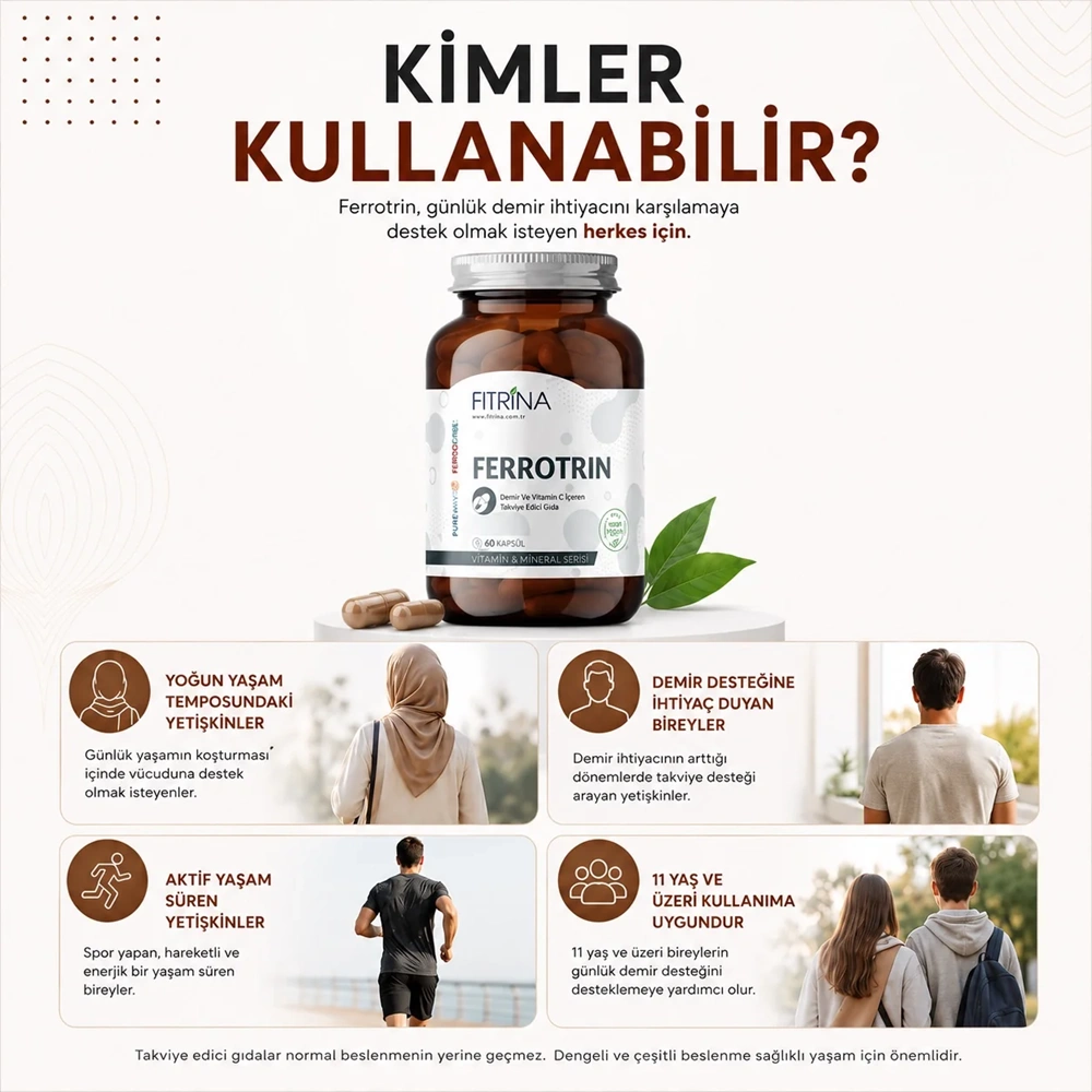 FITRİNA FERROTRIN 60 KAPSÜL