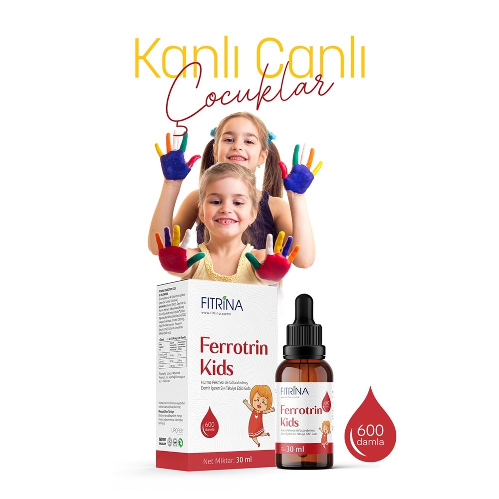 FITRİNA FERROTRIN KİDS 30 ML DAMLA