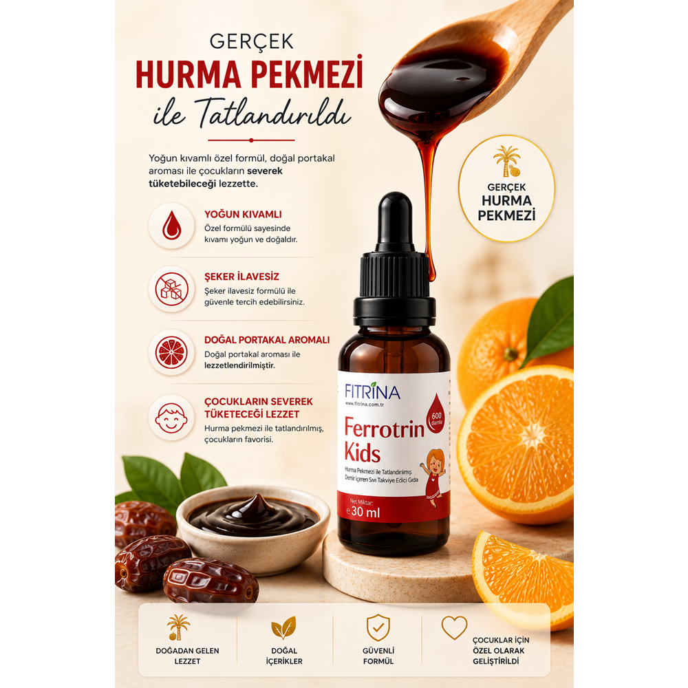 FITRİNA FERROTRIN KİDS 30 ML DAMLA