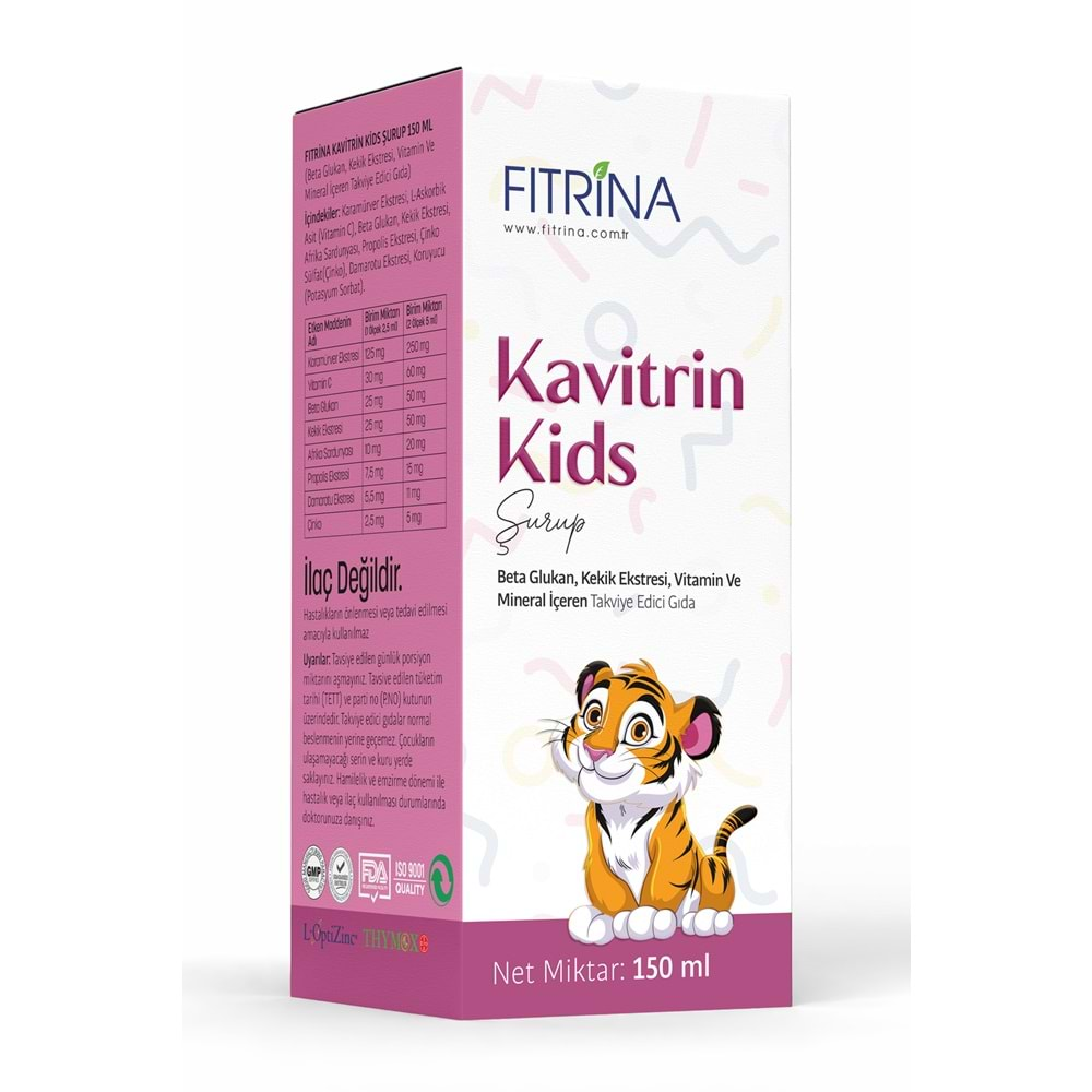 FITRİNA KAVITRIN KİDS ŞURUP 150 ML