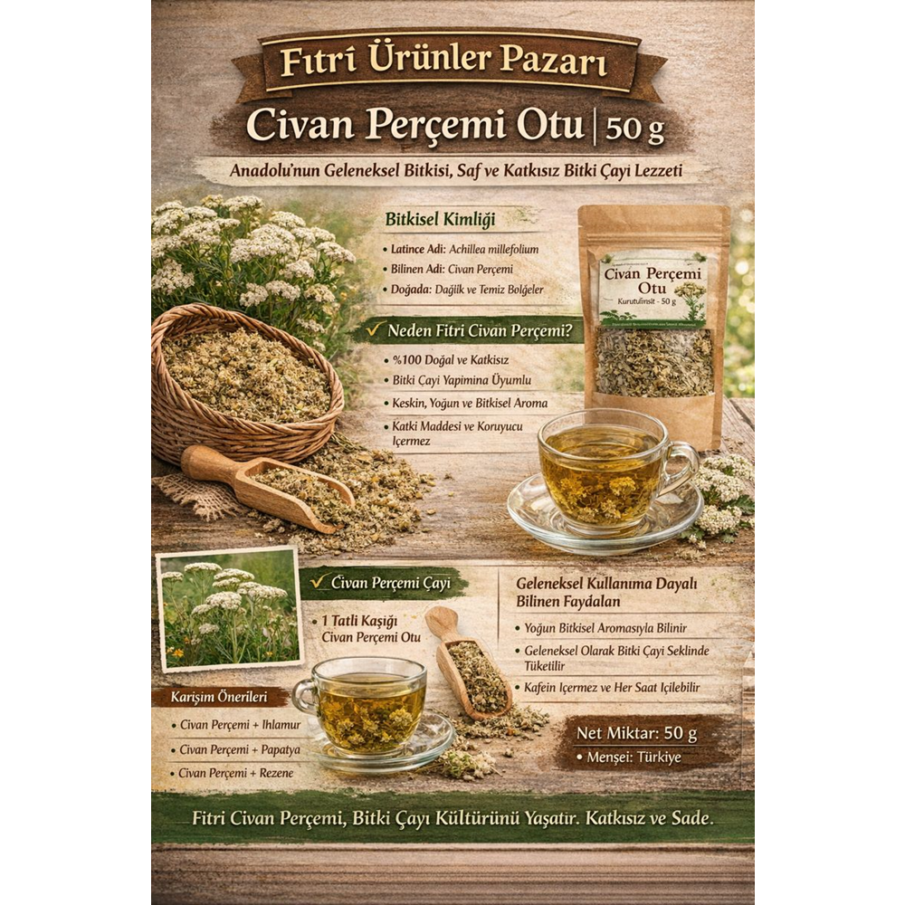 CİVAN PERÇEMİ OTU 50 GR