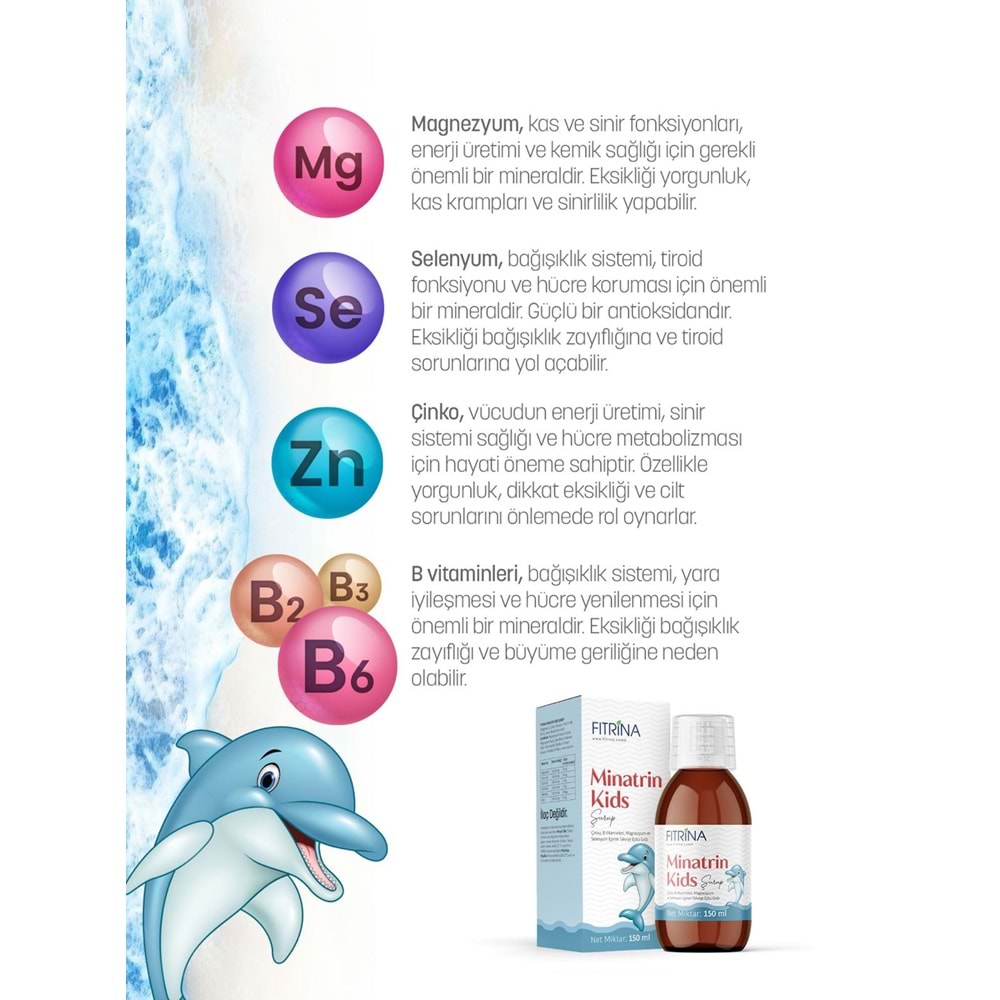 FITRİNA MINATRIN KİDS ŞURUP 150 ML