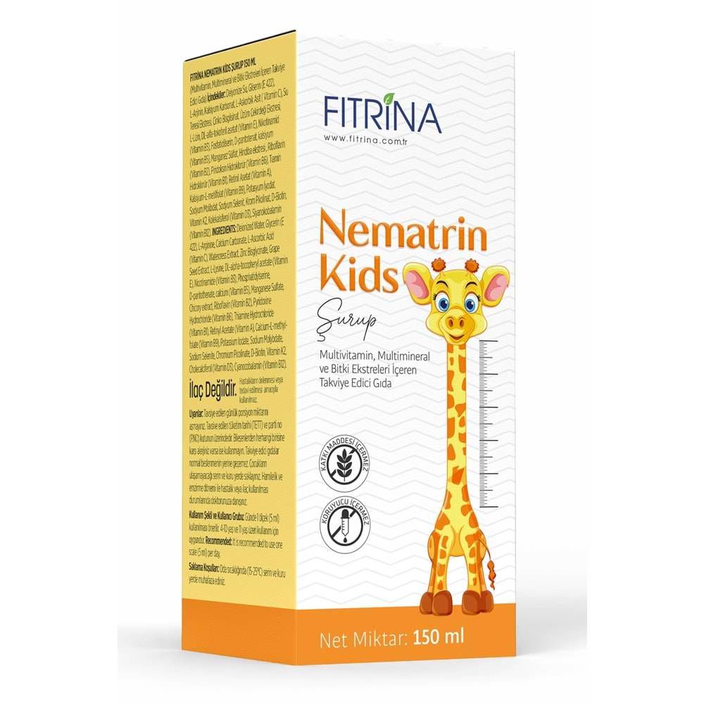 FITRİNA NEMATRIN KİDS ŞURUP 150 ML