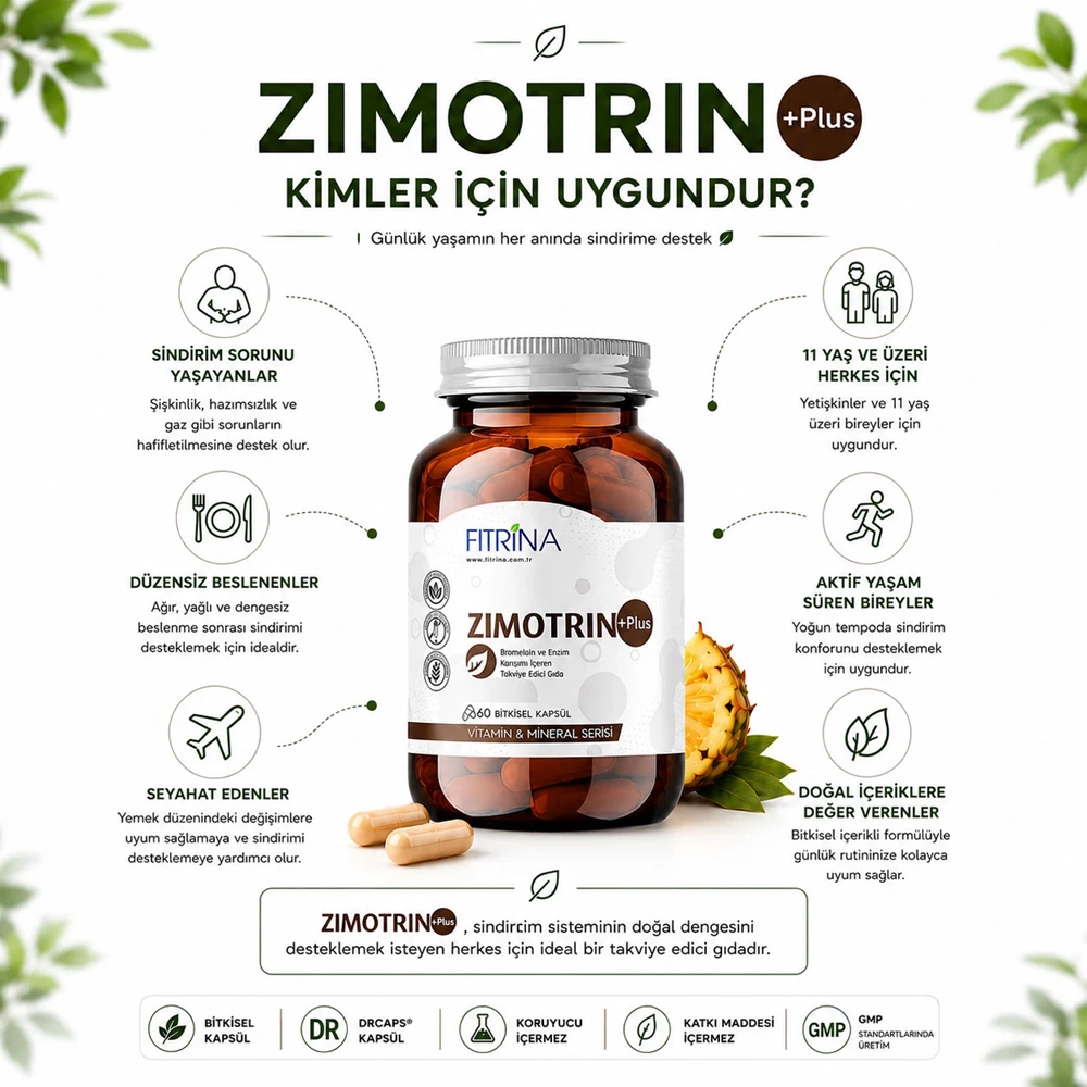 FITRİNA ZIMOTRIN PLUS 60 KAPSÜL