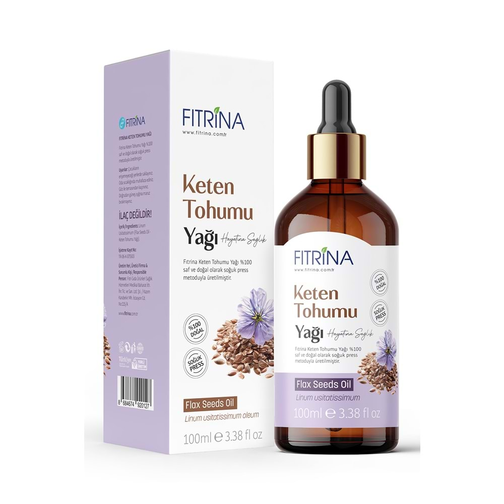 FITRİNA KETEN TOHUMU YAĞI 100 ML