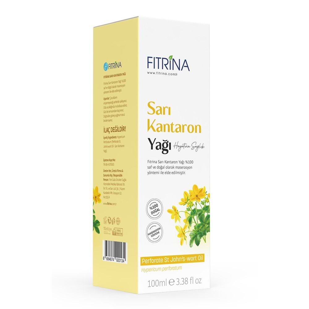 FITRİNA SARI KANTARON YAĞI 100 ML