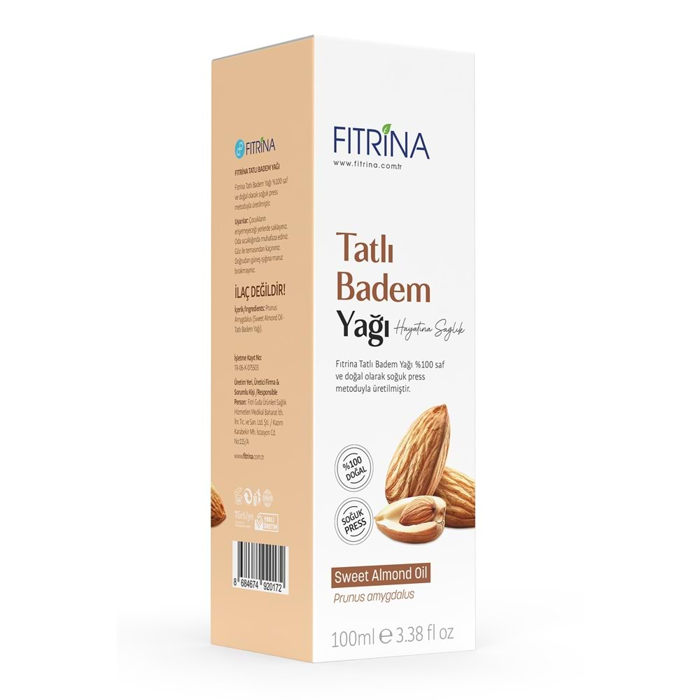 FITRİNA TATLI BADEM YAĞI 100 ML