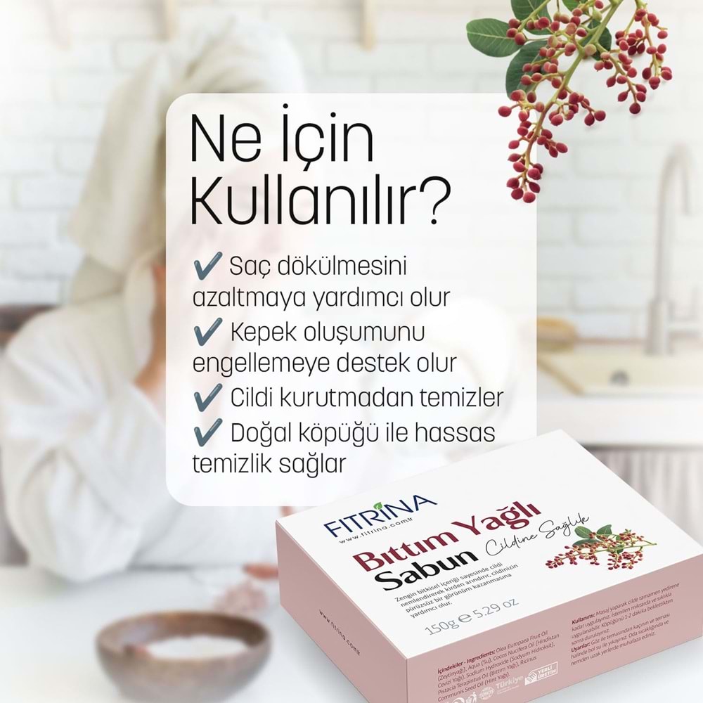 FITRİNA BITTIM YAĞLI SABUN 150 GR