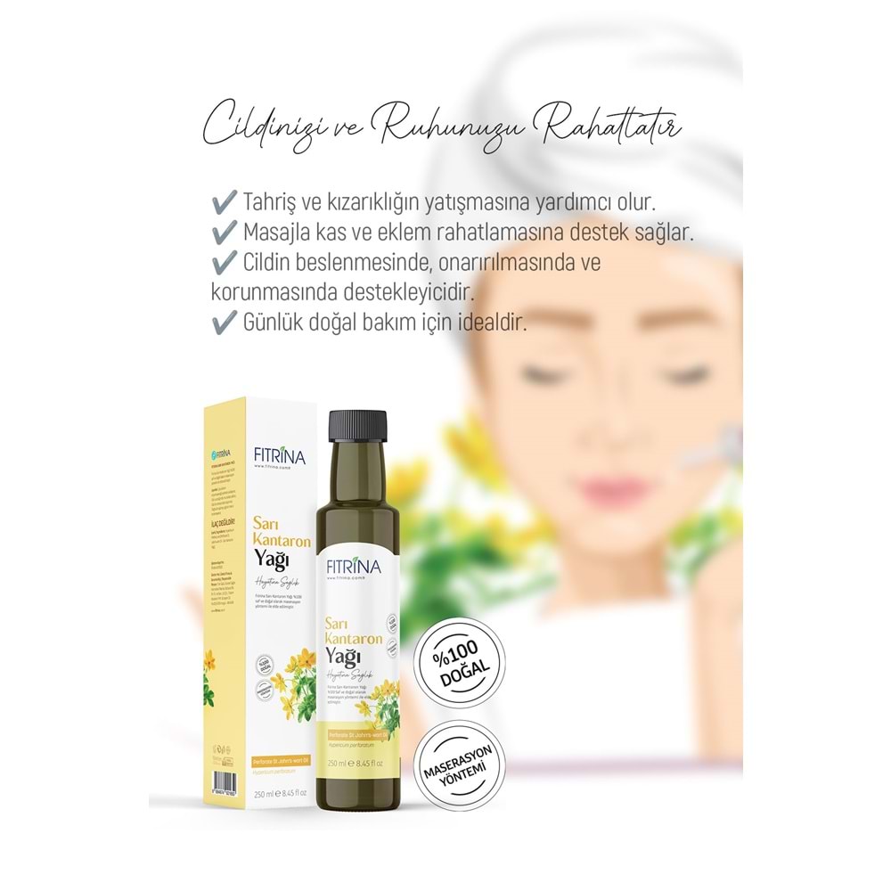 FITRİNA SARI KANTARON YAĞI 250 ML