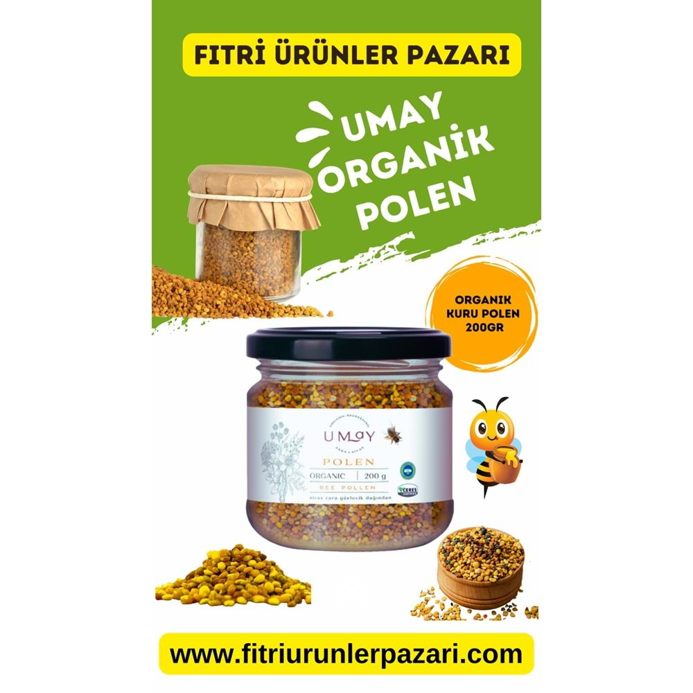 UMAY ORGANİK POLEN 200 GR