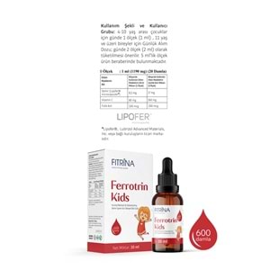 FITRİNA FERROTRIN KİDS 30 ML DAMLA