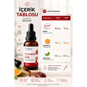 FITRİNA FERROTRIN KİDS 30 ML DAMLA