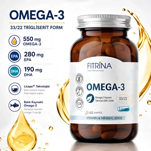 FITRİNA OMEGA-3 BALIK YAĞI 60 KAPSÜL