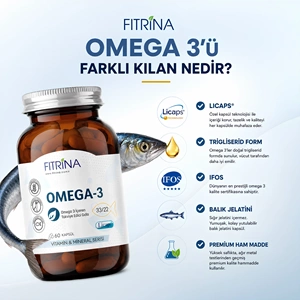 FITRİNA OMEGA-3 BALIK YAĞI 60 KAPSÜL