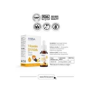 FITRİNA VİTAMİN D3 KİDS DAMLA 20 ML