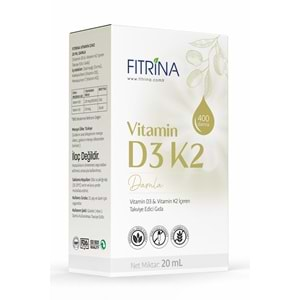 FITRİNA VİTAMİN D3K2 DAMLA 20 ML