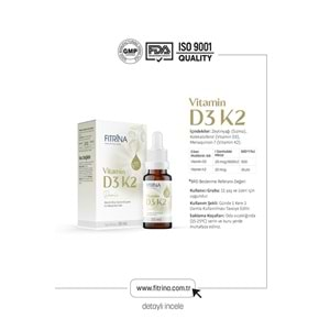 FITRİNA VİTAMİN D3K2 DAMLA 20 ML