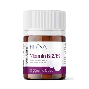 FITRİNA B12 & B9 FOLİK ASİT 30 TABLET