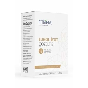 FITRİNA LUGOL İYOT ÇÖZELTİSİ %2