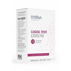 FITRİNA LUGOL İYOT ÇÖZELTİSİ %5