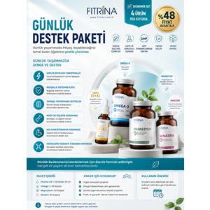 FITRİNA SEMPATİK PAKET 1 (D3K2, OMEGA 3, MAGNEZYUM, MİNATRİN)