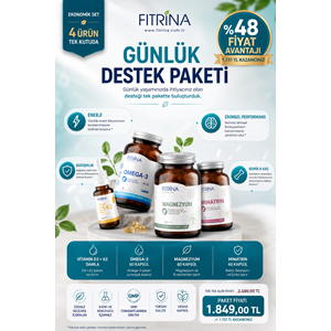 FITRİNA SEMPATİK PAKET 1 (D3K2, OMEGA 3, MAGNEZYUM, MİNATRİN)