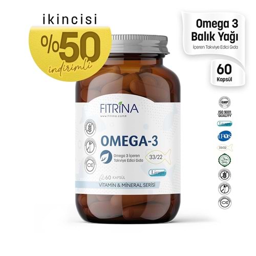 FITRİNA OMEGA-3 BALIK YAĞI 60 KAPSÜL