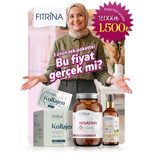 FITRİNA SEMPATİK CİLT BAKIM PAKETİ 7 ( KOLLAJEN, MINATRIN, SUSAM YAĞI )