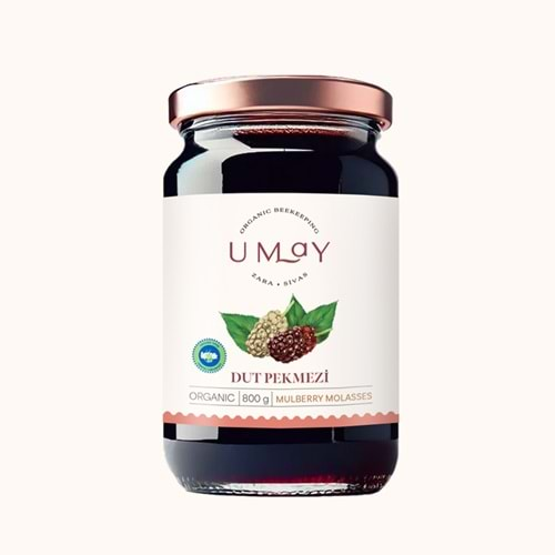 UMAY ORGANİK DUT PEKMEZİ 800 GR